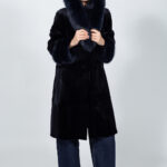 LONG BLUE MINK FUR JACKET