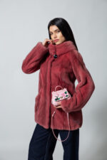 PINK MINK FUR JACKET - Image 2