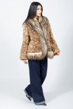 ANIMAL PRINT MINK FUR JACKET - Image 2